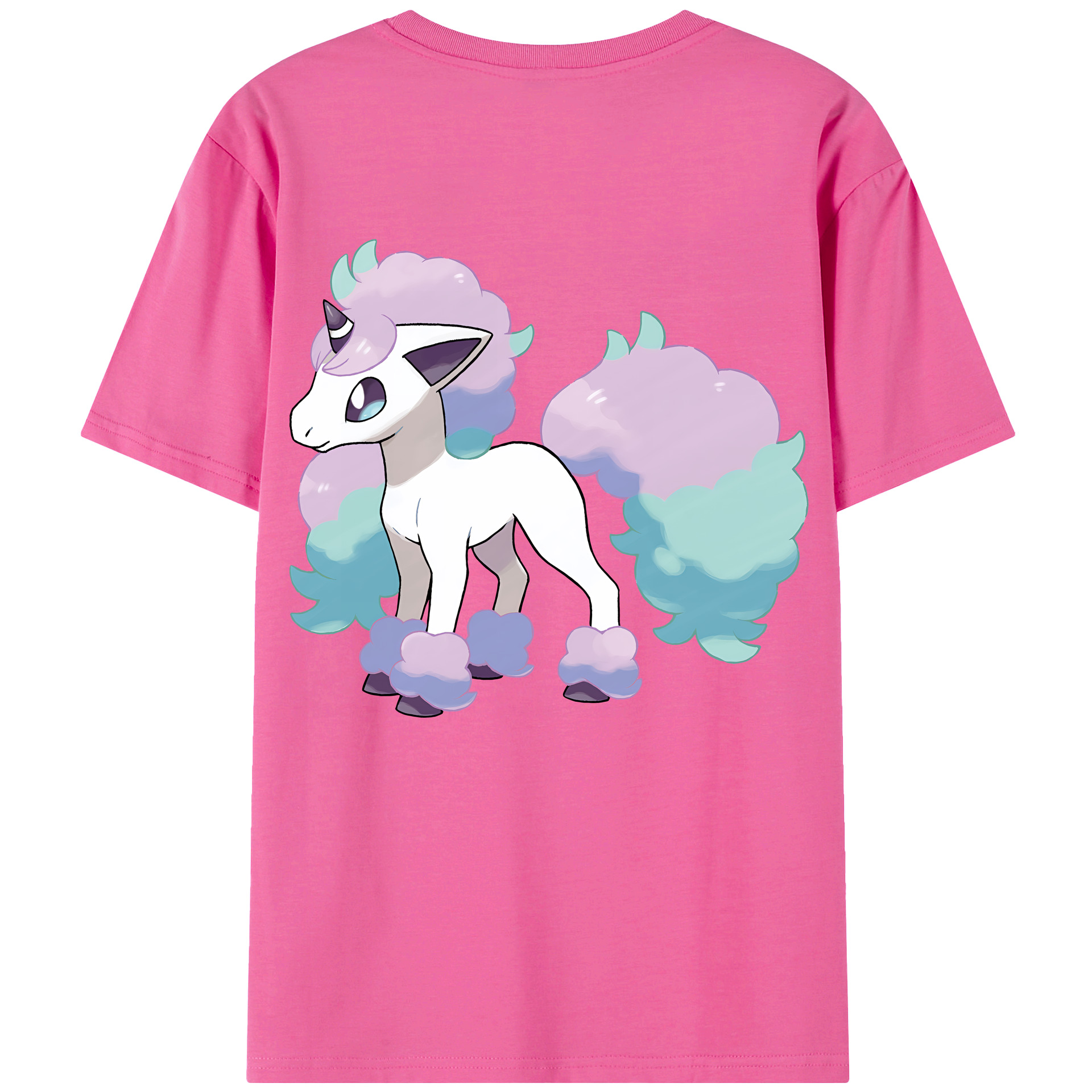 （画像用） ポケットモンスター Pokémon レディース半袖Tシャツ(バックプリント)